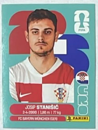 Figurita CRO-5 Josip Staniši? Mundial 2026