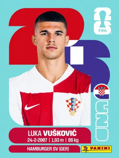 Figurita CRO-6 Luka Vuškovi? Mundial 2026