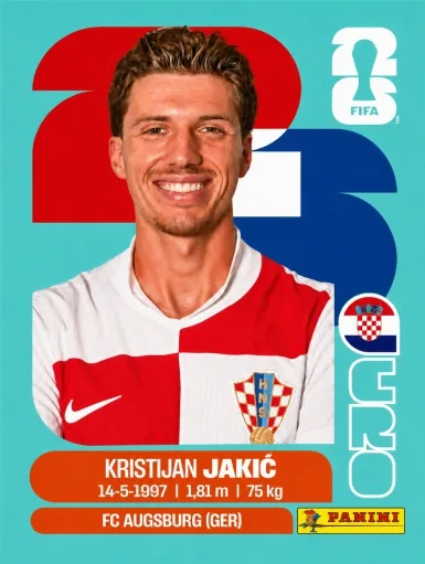 Figurita CRO-8 Kristijan Jakic Mundial 2026