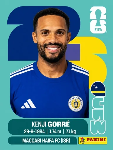 Figurita CUW-15 Kenji Gorre Mundial 2026