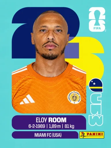 Figurita CUW-2 Eloy Room Mundial 2026