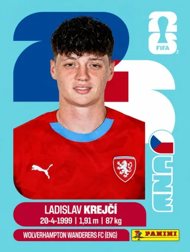 Figurita CZE-4 Ladislav Krejci Mundial 2026