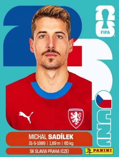 Figurita CZE-9 Michal Sadilek Mundial 2026