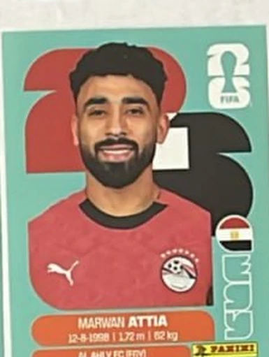 Figurita EGY-10 Marwan Attia Mundial 2026