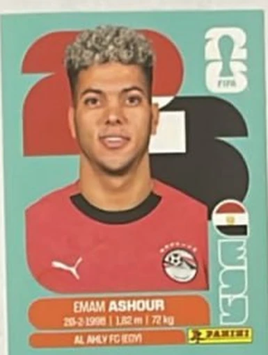 Figurita EGY-15 Emam Ashour Mundial 2026
