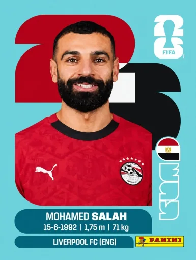 Figurita EGY-17 Mohamed Salah Mundial 2026