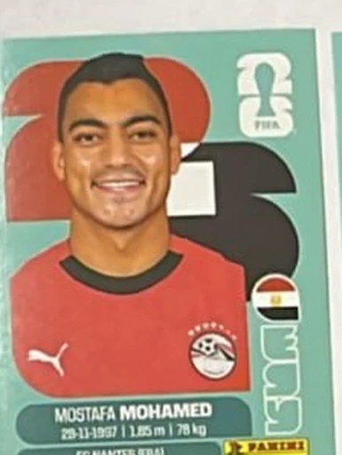 Figurita EGY-18 Mostafa Mohamed Mundial 2026