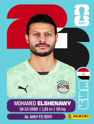 Figurita EGY-2 Mohamed El Shenawy Mundial 2026