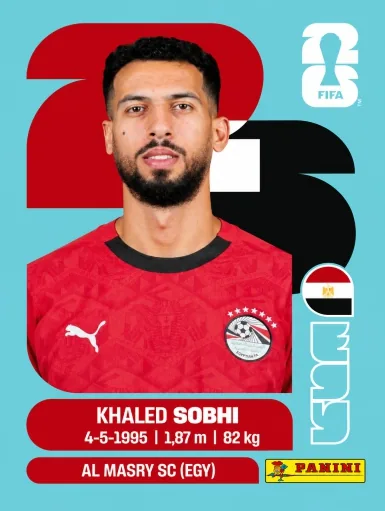 Figurita EGY-6 Khaled Sobhi Mundial 2026
