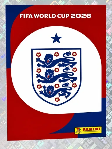 Figurita ENG-1 Escudo Inglaterra Mundial 2026