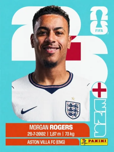 Figurita ENG-14 Morgan Rogers Mundial 2026
