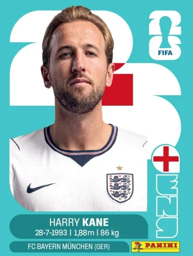 Figurita ENG-18 Harry Kane Mundial 2026