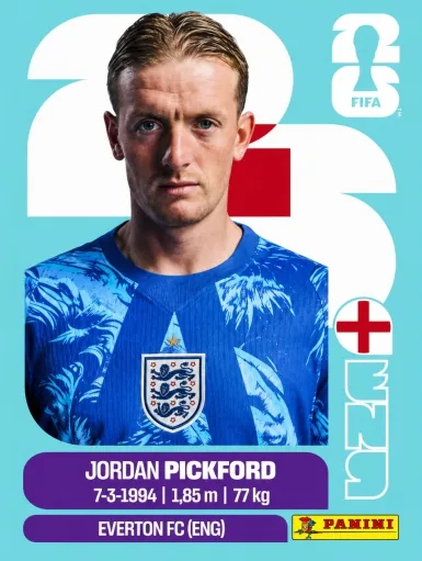 Figurita ENG-2 Jordan Pickford Mundial 2026