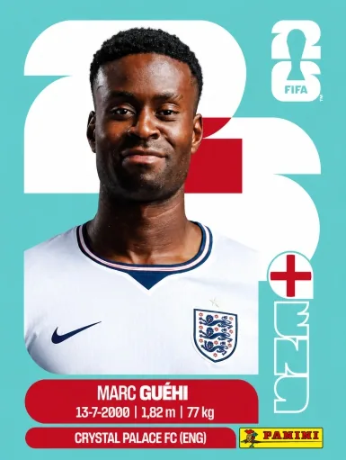 Figurita ENG-4 Maric Guéhi Mundial 2026