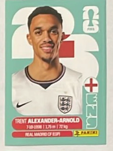 Figurita ENG-6 Trent Alexander-Arnold Mundial 2026