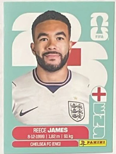 Figurita ENG-7 Reece James Mundial 2026
