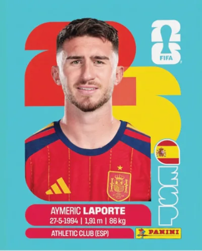 Figurita ESP-4 Aymeric Laporte Mundial 2026