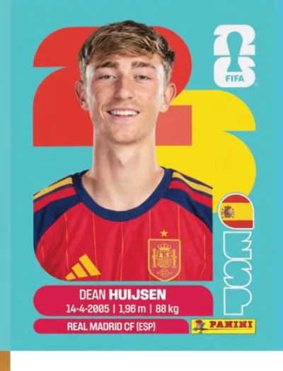 Figurita ESP-5 Dean Huijsen Mundial 2026