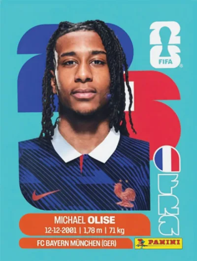 Figurita FRA-14 Michael Olise Mundial 2026