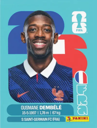 Figurita FRA-15 Ousmane Dembele Mundial 2026