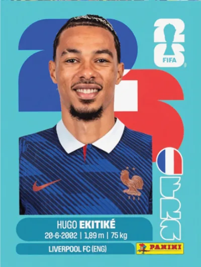 Figurita FRA-19 Hugo Ekitike Mundial 2026