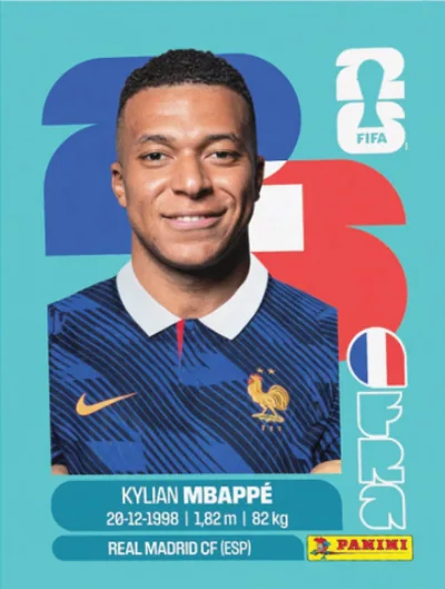 Figurita FRA-20 Kylian Mbappe Mundial 2026