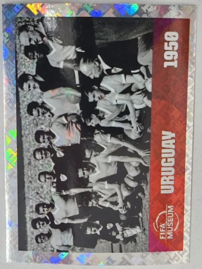 Figurita FWC-10 Uruguay 1950 (foto histórica) Mundial 2026