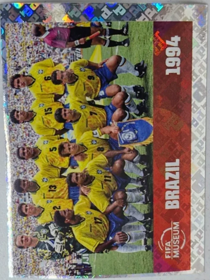 Figurita FWC-15 Brasil 1994 (foto histórica) Mundial 2026