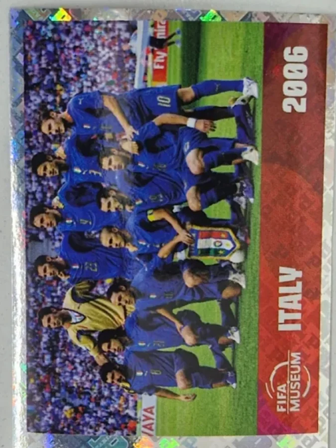 Figurita FWC-17 Italia 2006 (foto histórica) Mundial 2026
