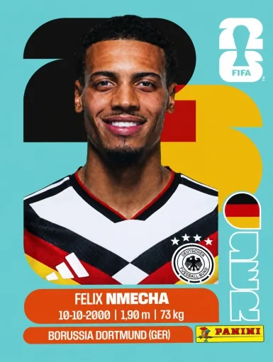 Figurita GER-12 Felix Nmecha Mundial 2026