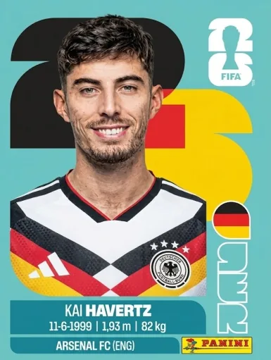 Figurita GER-17 Kai Havertz Mundial 2026