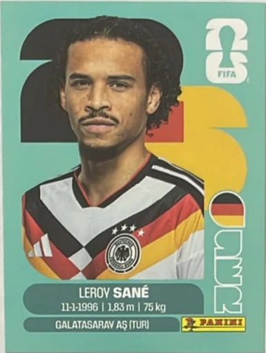 Figurita GER-18 Leroy Sane Mundial 2026