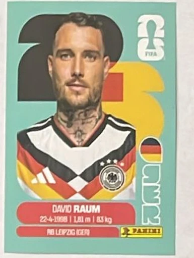 Figurita GER-4 David Raum Mundial 2026