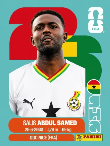 Figurita GHA-11 Salis Abdul Samed Mundial 2026
