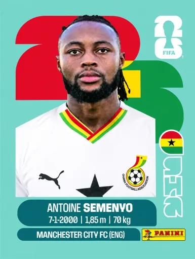 Figurita GHA-20 Antoine Semenyo Mundial 2026