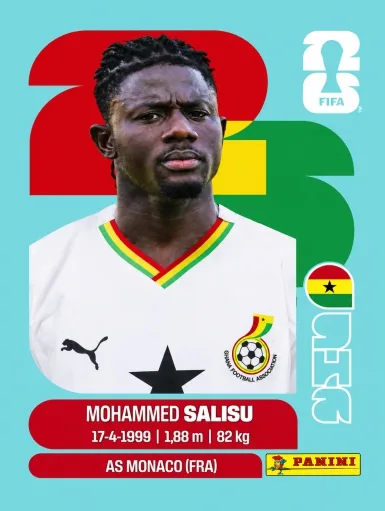 Figurita GHA-4 Mohammed Salisu Mundial 2026