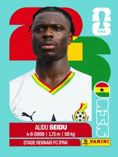 Figurita GHA-5 Alidu Seidu Mundial 2026