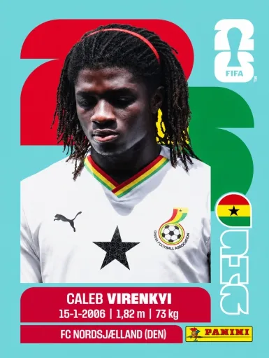 Figurita GHA-8 Caleb Yirenkyi Mundial 2026
