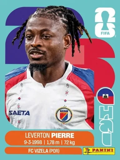 Figurita HAI-10 Leverton Pierre Mundial 2026
