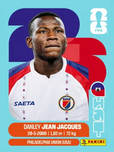 Figurita HAI-11 Danley Jean Jacques Mundial 2026