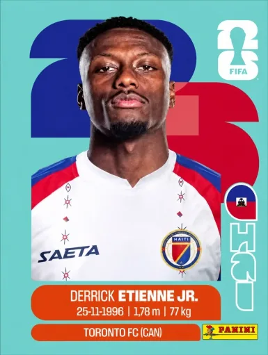 Figurita HAI-15 Derrick Etienne Jr. Mundial 2026