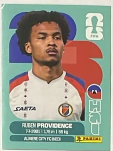 Figurita HAI-17 Ruben Providence Mundial 2026