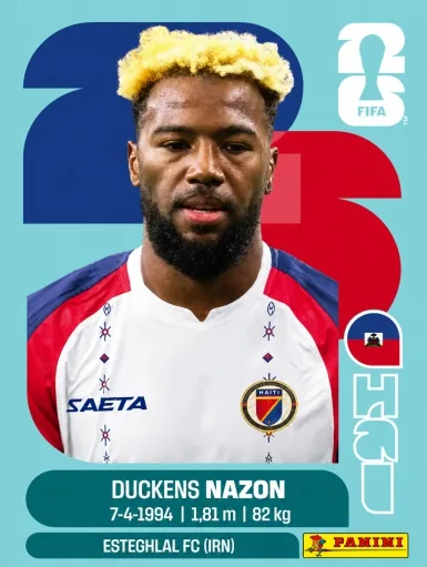 Figurita HAI-18 Duckens Nazon Mundial 2026