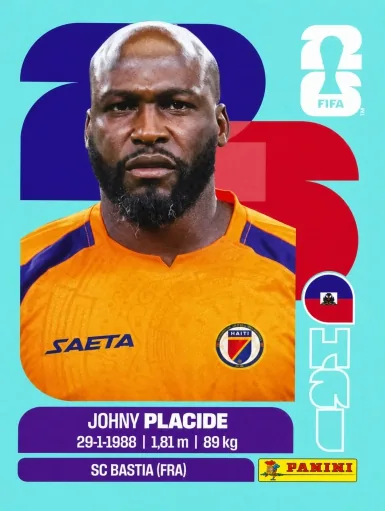 Figurita HAI-2 Johny Placide Mundial 2026