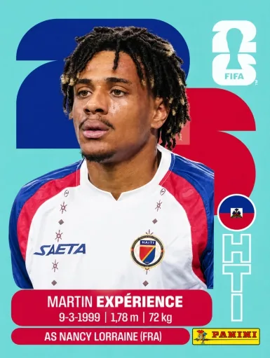 Figurita HAI-4 Martin Expérience Mundial 2026