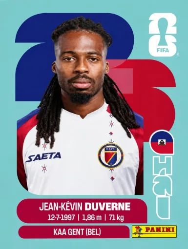 Figurita HAI-5 Jean-Kevin Duverne Mundial 2026