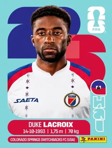 Figurita HAI-7 Duke Lacroix Mundial 2026