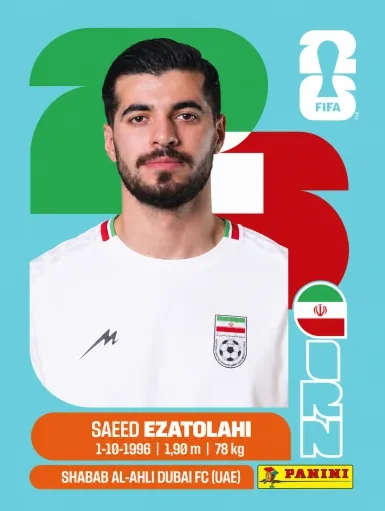 Figurita IRN-11 Saeed Ezatolahi Mundial 2026