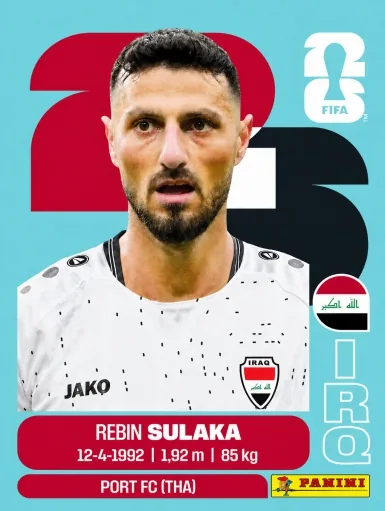 Figurita IRQ-3 Rebin Sulaka Mundial 2026