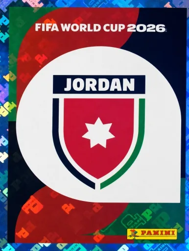 Figurita JOR-1 Escudo Jordania Mundial 2026